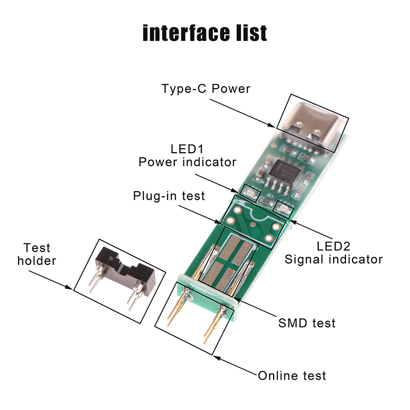 Electronics Repair Online - V5.0 オプトカプラーテスト機器オンライン検出ツール電子修理用特別な 4 ピンオプトカプラーテスト PCB 修理