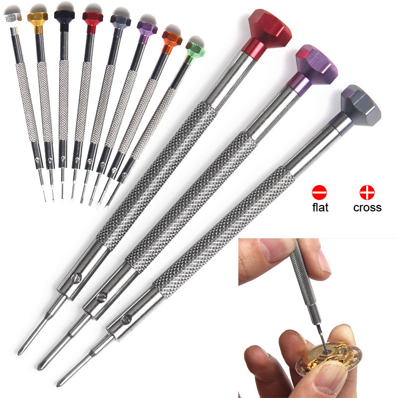 Electronics Repair Company - ステンレス鋼ドライバー0.6-2.0mm,携帯電話修理用,フラットネジ,時計用