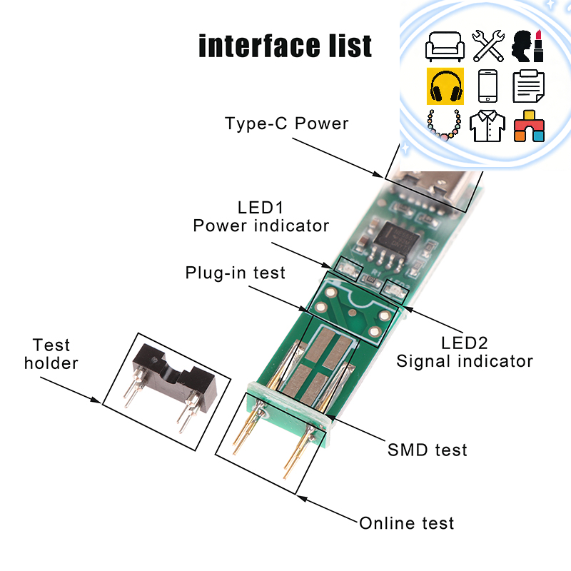 Electronics Repair Online - V5.0 オプトカプラーテスト機器オンライン検出ツール電子修理用特別な 4 ピンオプトカプラーテスト PCB 修理