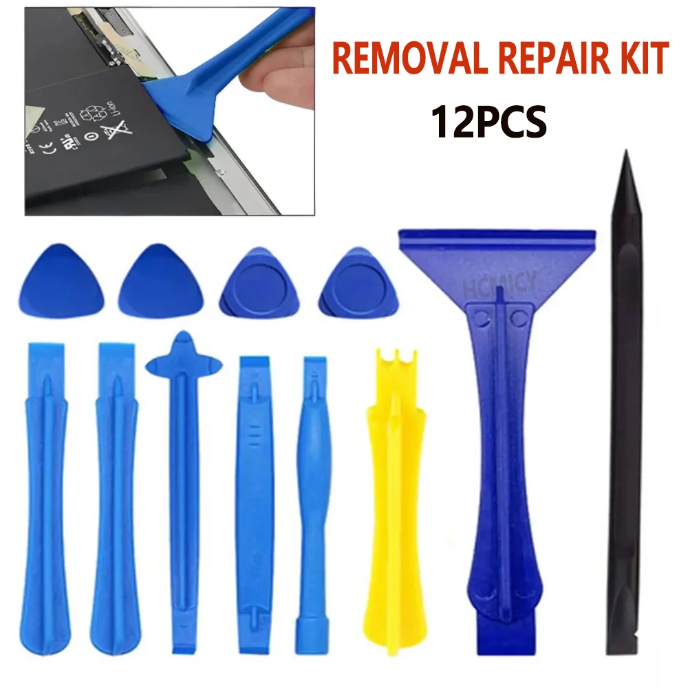 Electronics Repair Company - 耐久性のあるプラスチック製ギターピック、プライツール、ブレードオープニングツール、三角形携帯電話修理キット（iPhone修理用）