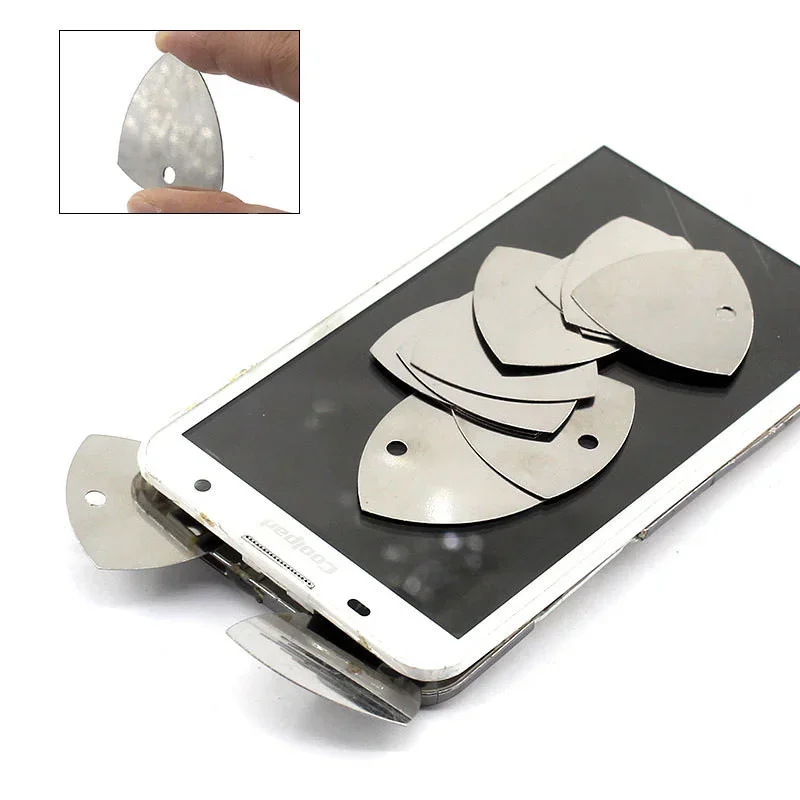 Electronics Repair Company - 金属電話オープニングツール 10/20/50 個金属ギターピックこじ開け iPhone iPad タブレット