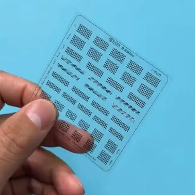 Electronics Repair Workshop - F-IPLCD グリーンオイル BGA リボールステンシル プレミアム 6
