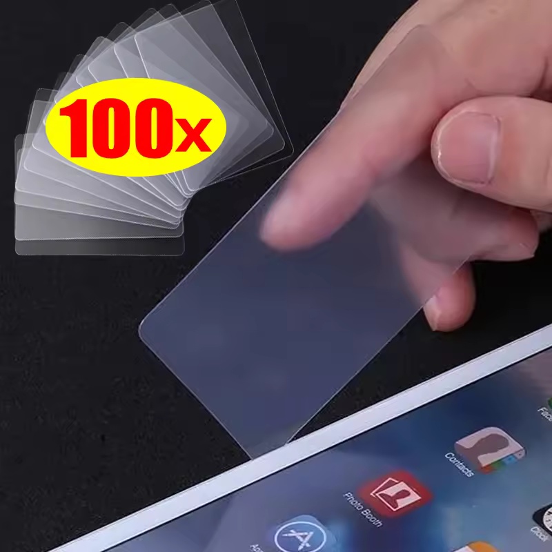 Electronics Repair Company - 1-100個入り スマホ画面開封ツールキット マットクリア 携帯電話液晶画面開封カード 修理分解 携帯電話こじ開けツール