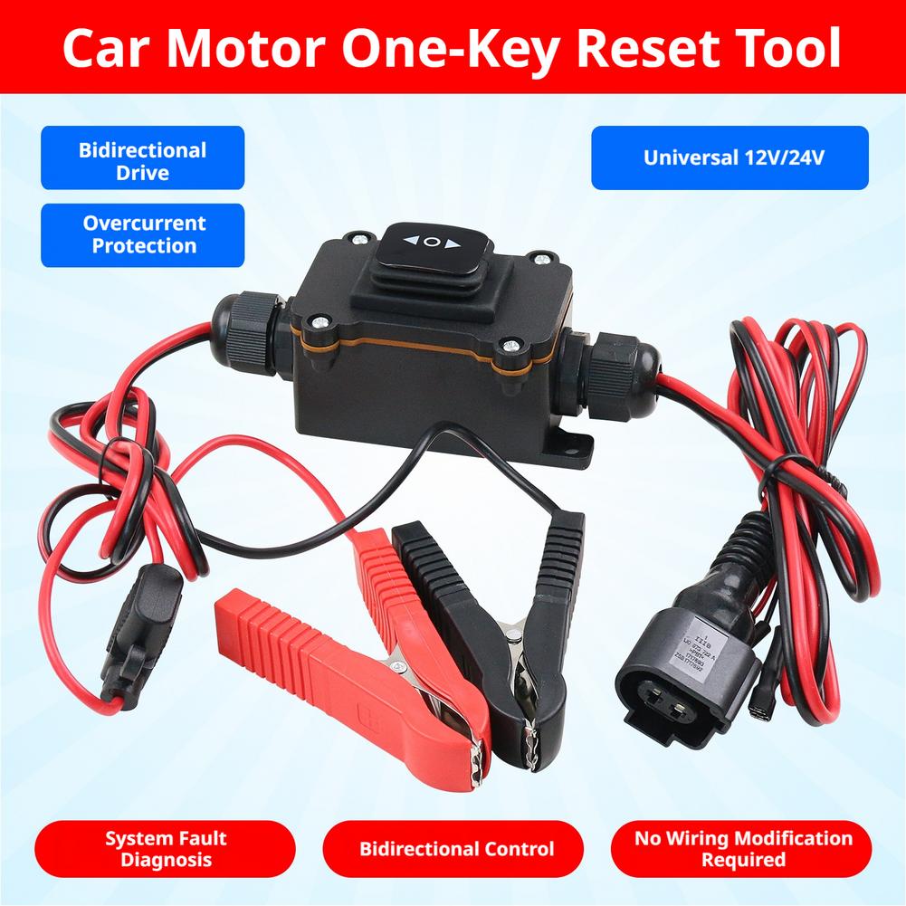 Electronics Repair Workshop - ユニバーサル12V‑24V EPBキャリパーモーターリリースツール ワンキーリセット 電子パーキングブレーキサービスツール 双方向制御 故障診断