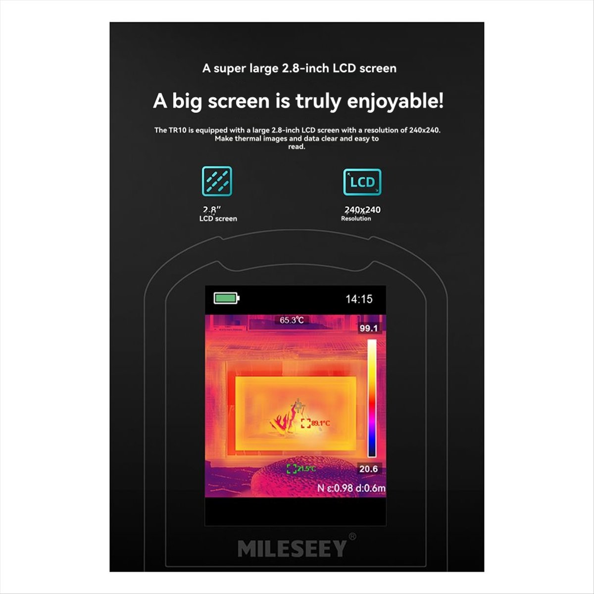 DT38 Mileseey TR10赤外線サーマルイメージャ - Electronics Repair Images のレビューと価格