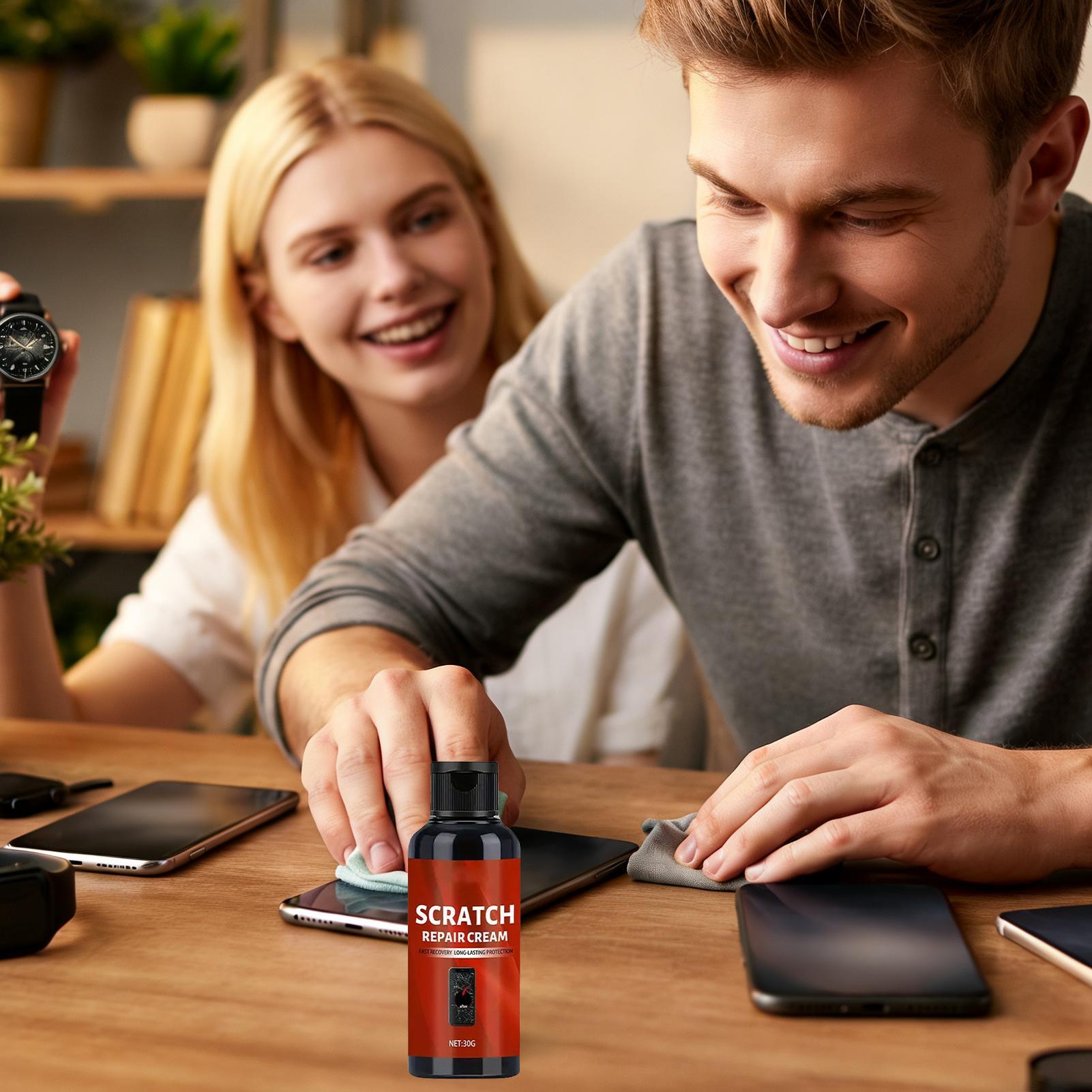 ガラス傷消し＆研磨クリーム クイックリペアキット 携帯電話画 - Electronics Repair Company のレビューと価格