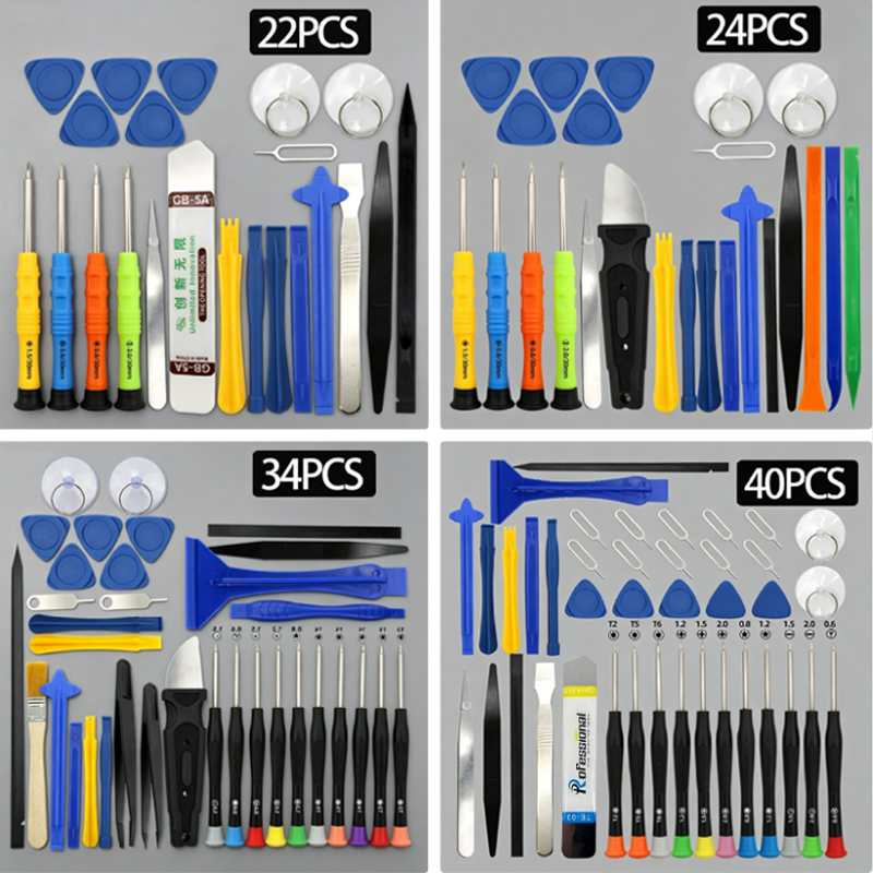 多機能修理キット 22/24/34/40 ピースセットゲーム - Electronics Repair Company のレビューと価格