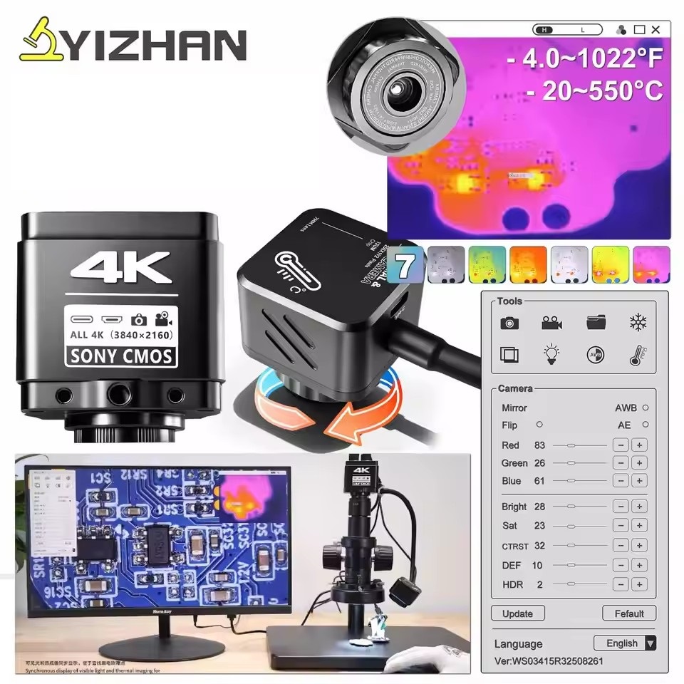 YIZHAN サーマルイメージャー 256*192 ピクセル - Electronics Repair Images のレビューと価格