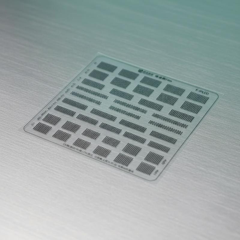 F-IPLCD グリーンオイル BGA リボールステンシル  - Electronics Repair Workshop のレビューと価格