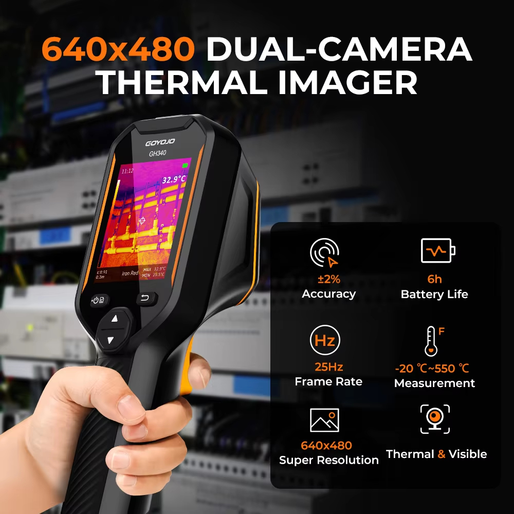 GOYOJO GH340 スーパーIR 640x480サーマ - Electronics Repair Images のレビューと価格